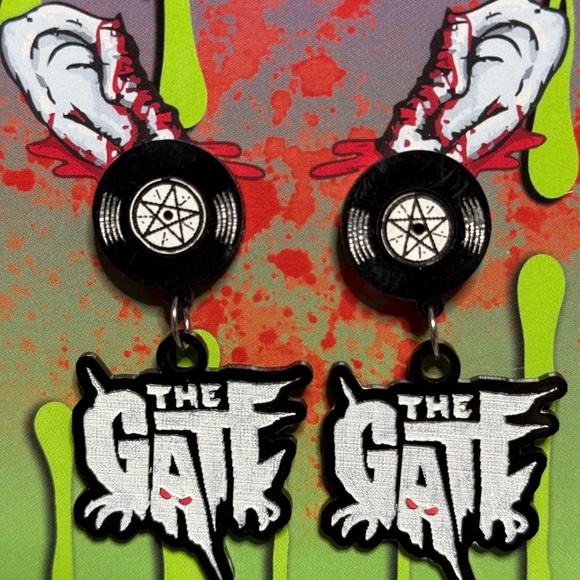 The Gate, Horror Movie Earrings, 80's Horror Movie - Picture 6 of 7